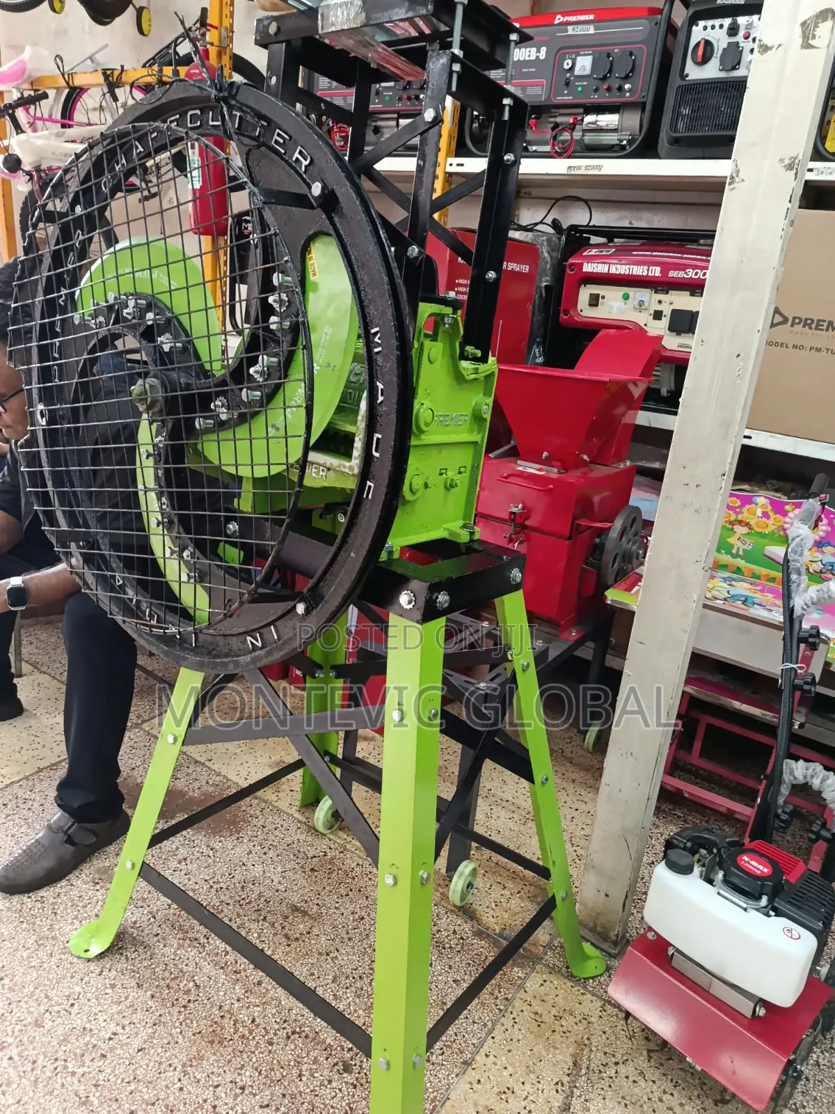 Premier 2 Blades Chaffcutter With 2hp Motor