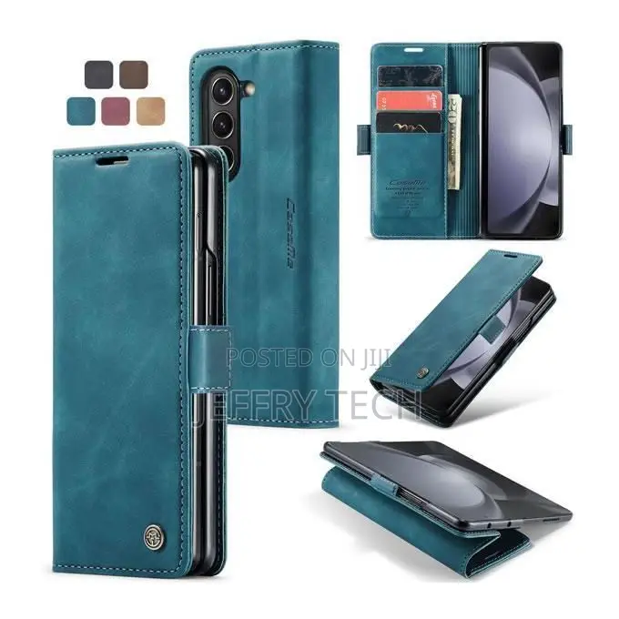 Caseme Casemefor Samsung Galaxy Z Fold 6 Wallet Case,Soft Pu Leather