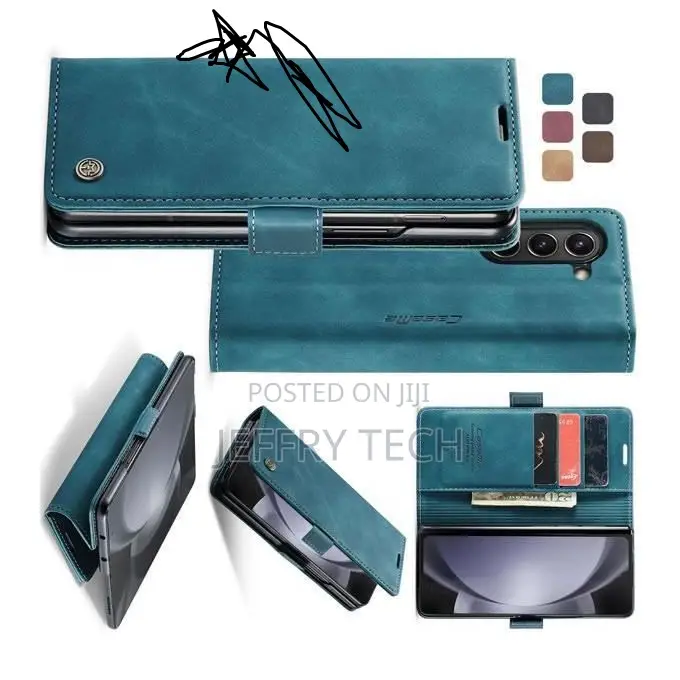Caseme Casemefor Samsung Galaxy Z Fold 6 Wallet Case,Soft Pu Leather