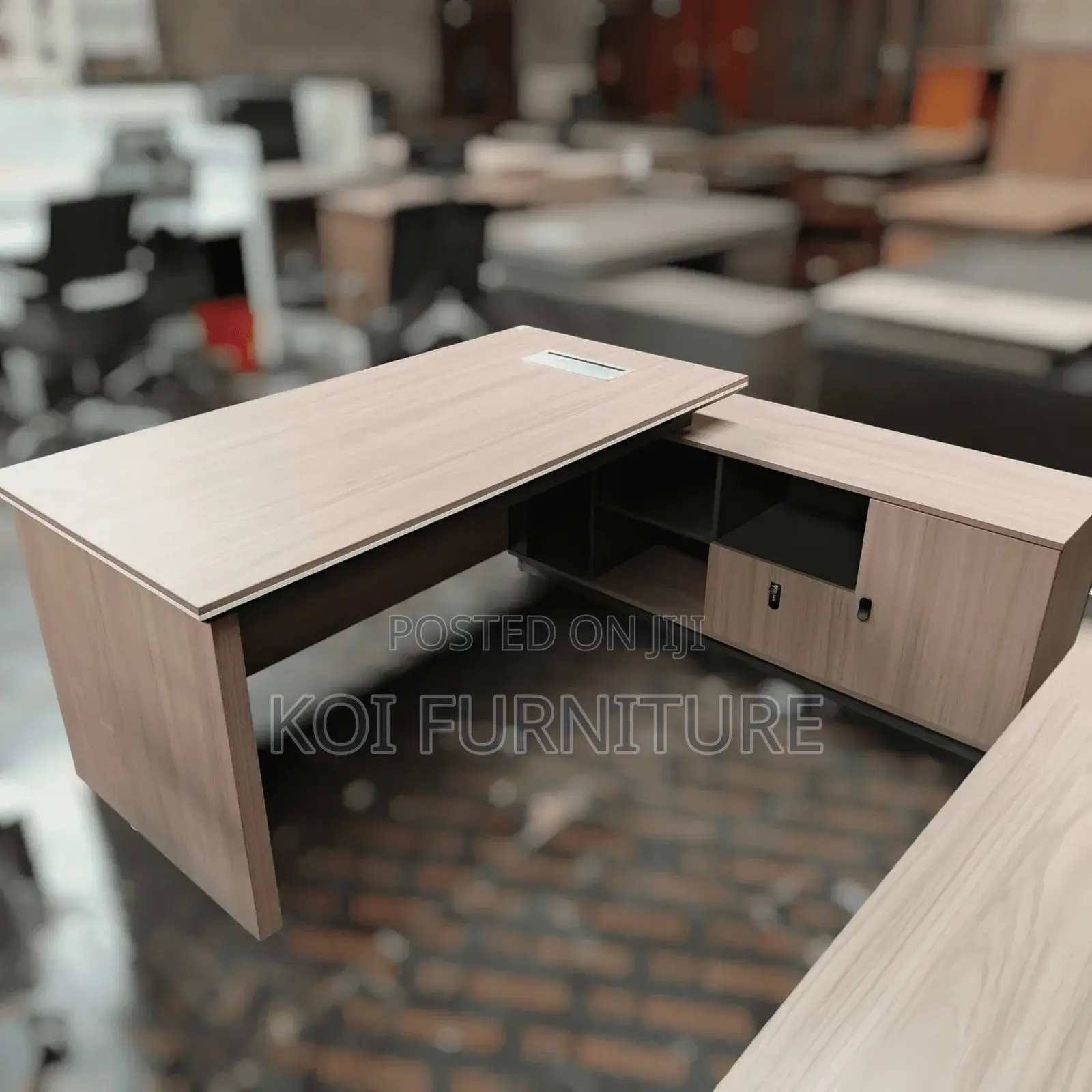 Office Desk; 180cm Executive Advanced Modern L Shaped Desks