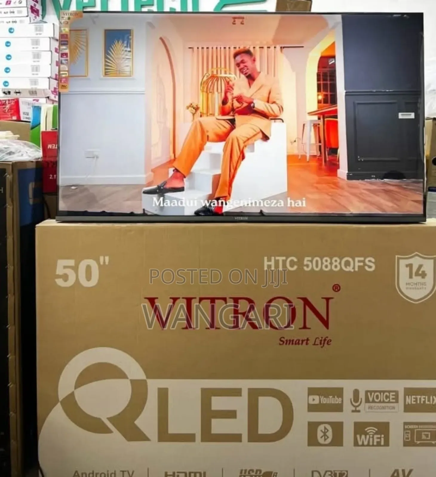 Youtube Netflix Qled 50 Inch Vitron Television