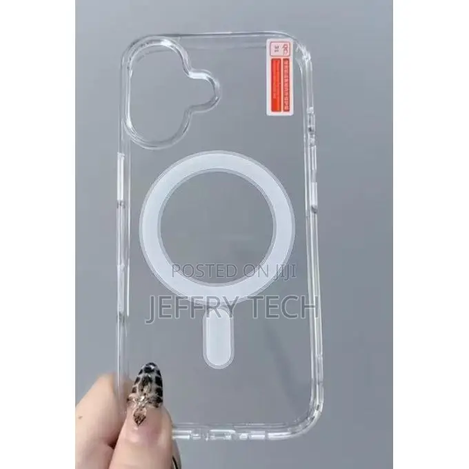 Transparent Back Case With Mag Save for iPhone 17