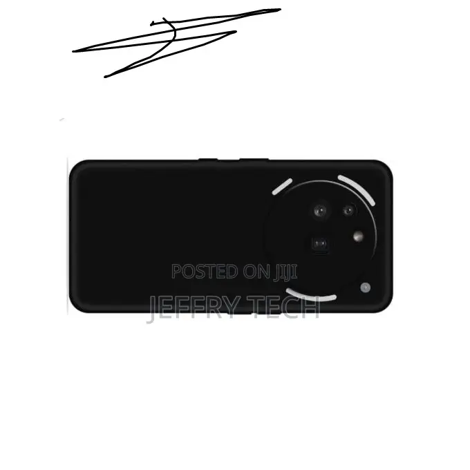 Soft Silicone Back Cover for Nothing Phone 3a Pro – Black