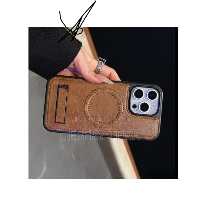 Pouch iPhone 14 Pro Max Leather Back Case