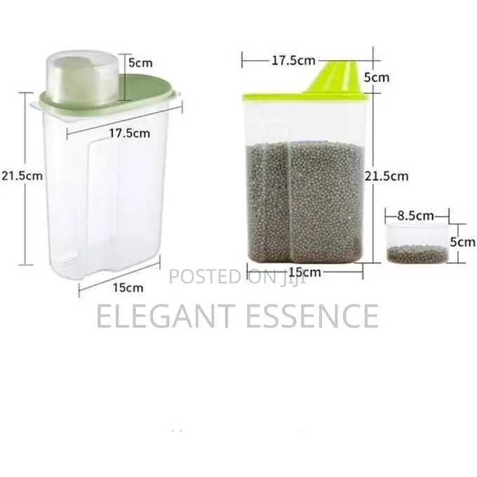 2.5l Airtight Cereal Container With Secure Cover-bpa-free,