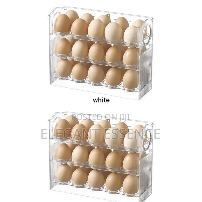 3-Layer Acrylic 30 Egg Storage Fridge Box