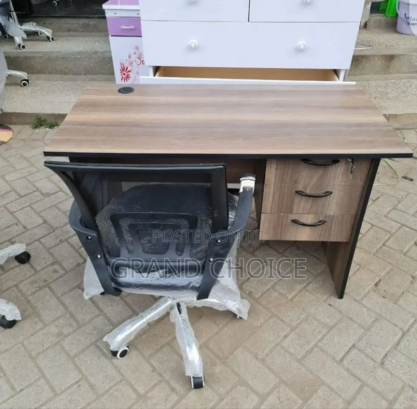 Office Desk and Office Chair