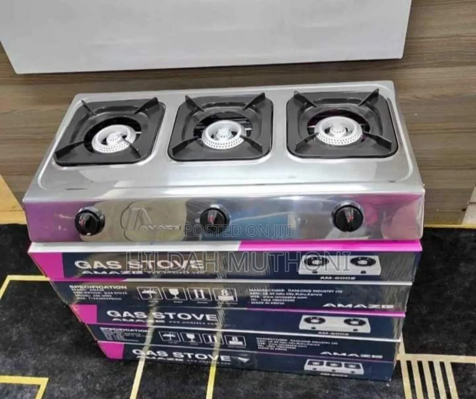 Amaze 3 Burner Table Top Cooker