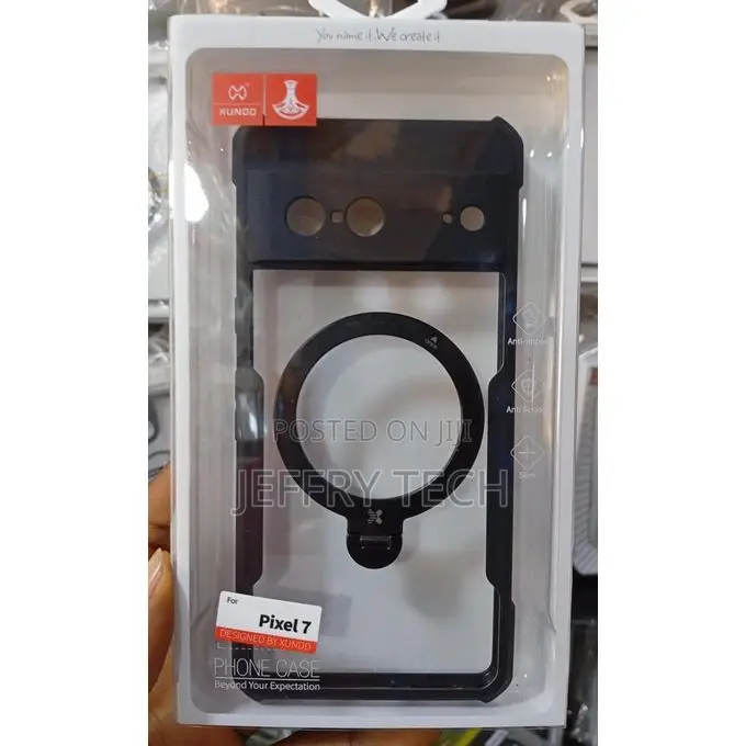Xundd Magnetic Bumper Case for Google Pixel 7 - Integrated Kickstand 