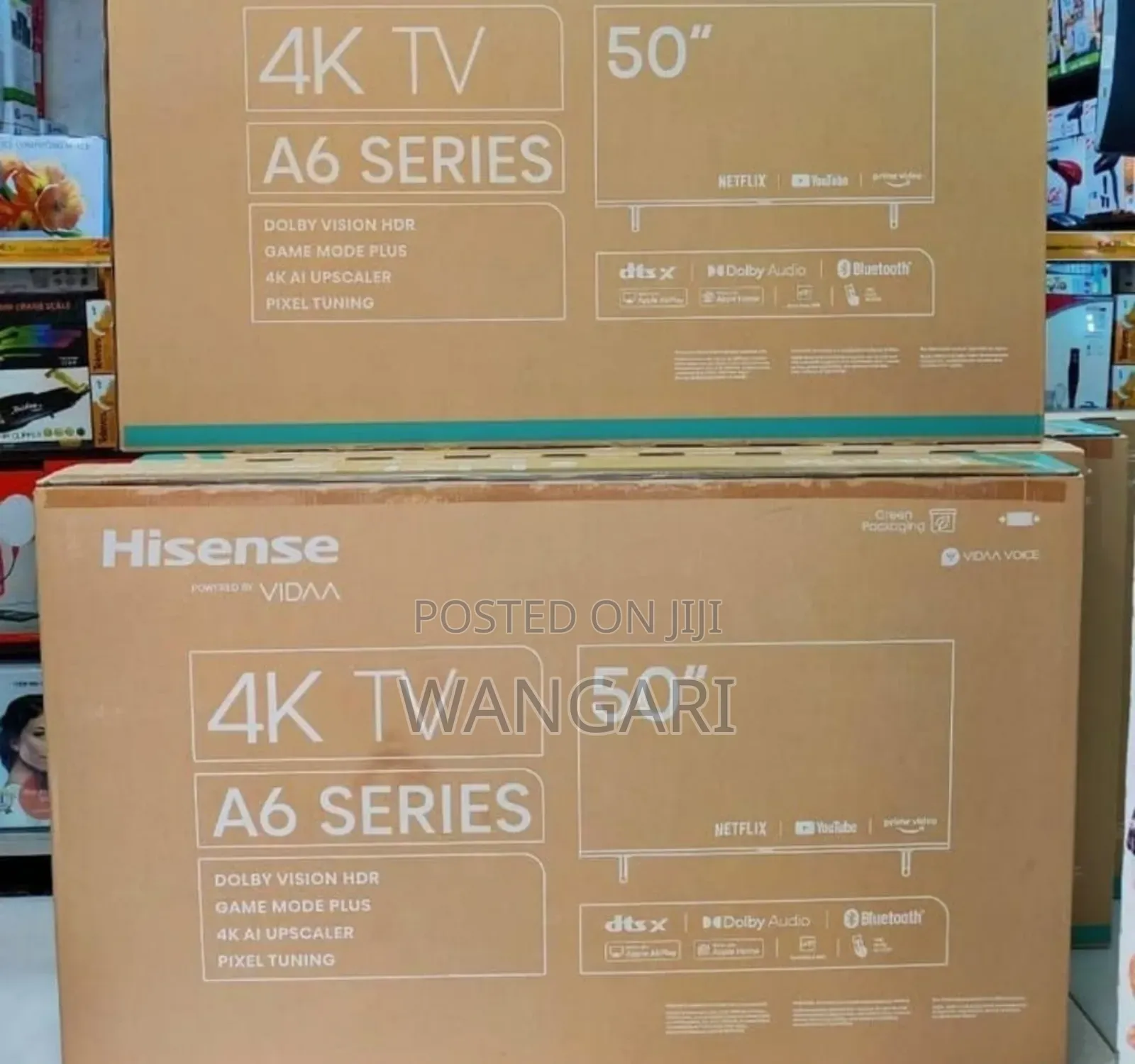 Bluetooth Enabled A6 Series Hisense 50 Inch 4 K Television