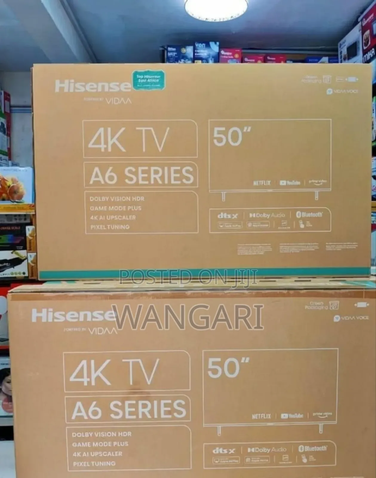 Bluetooth Enabled 4 K A6 Series Hisense 50 Inch