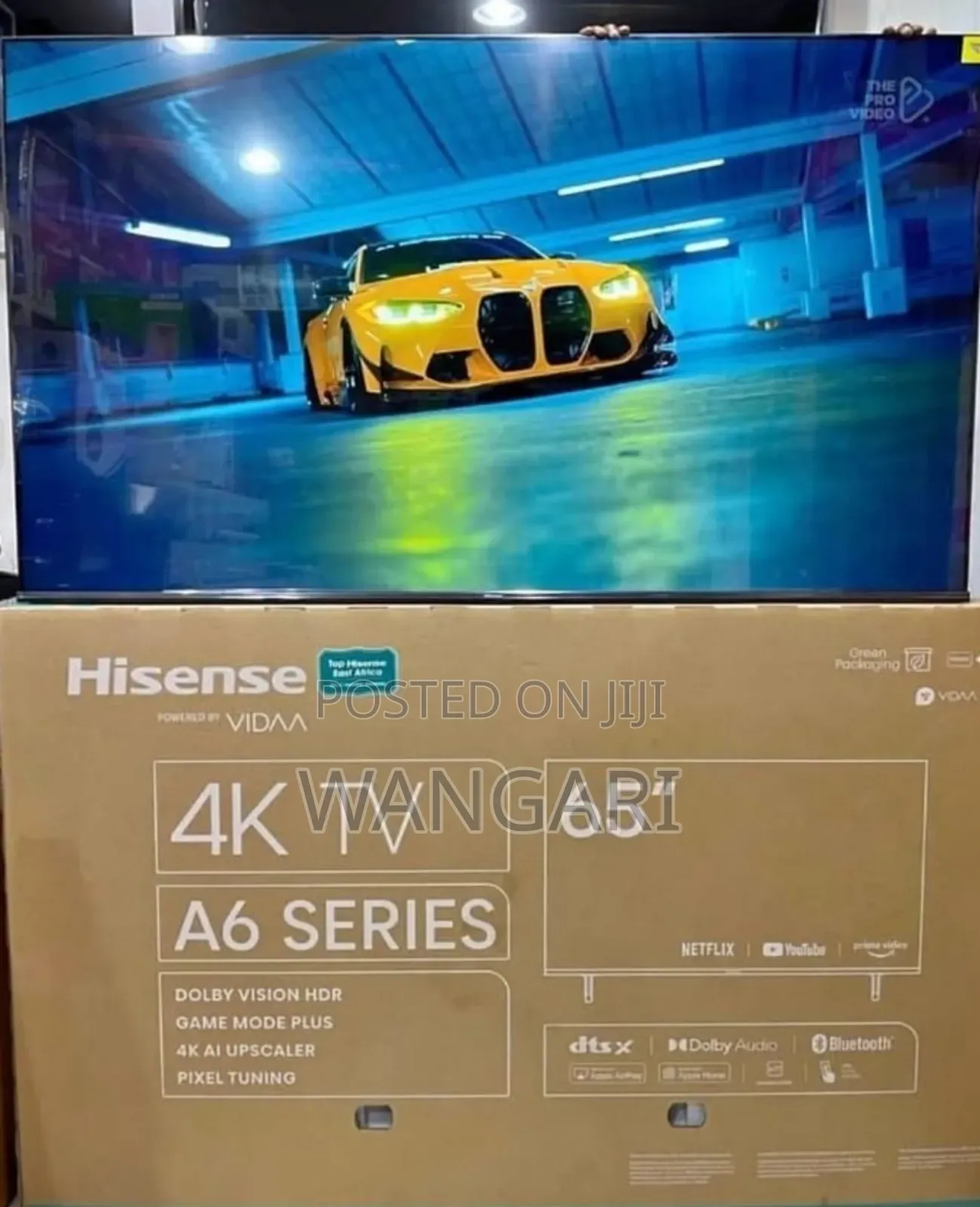 Bluetooth Enabled Hisense Uhd A6 Series 65 Inch Television