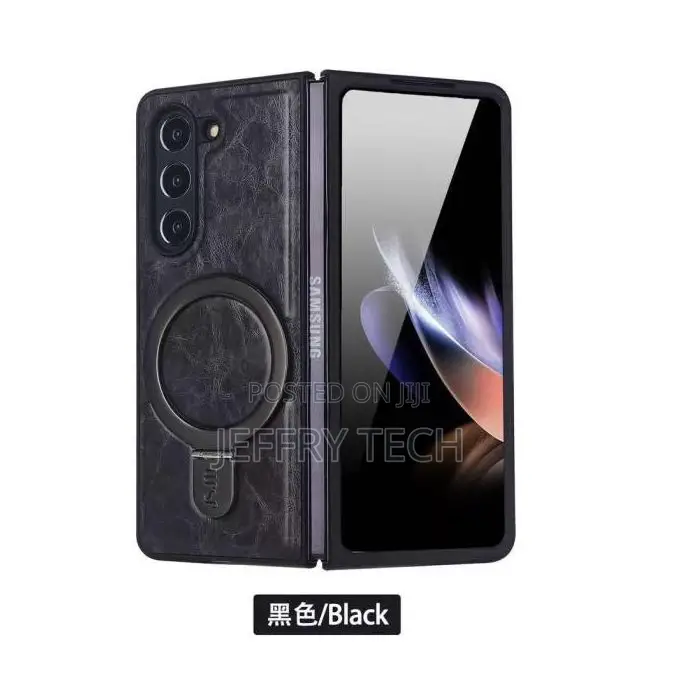 Samsung Galaxy Z Fold 7 Quality Leather Case With Adjustable Kickstand