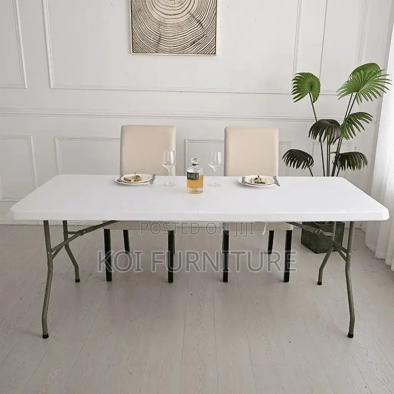 Dining Table; White Home and Outdoor Dining Table
