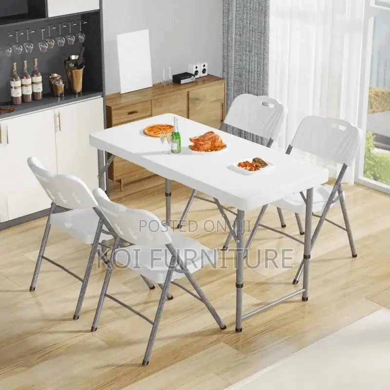 Dining Table; White Home and Outdoor Dining Table
