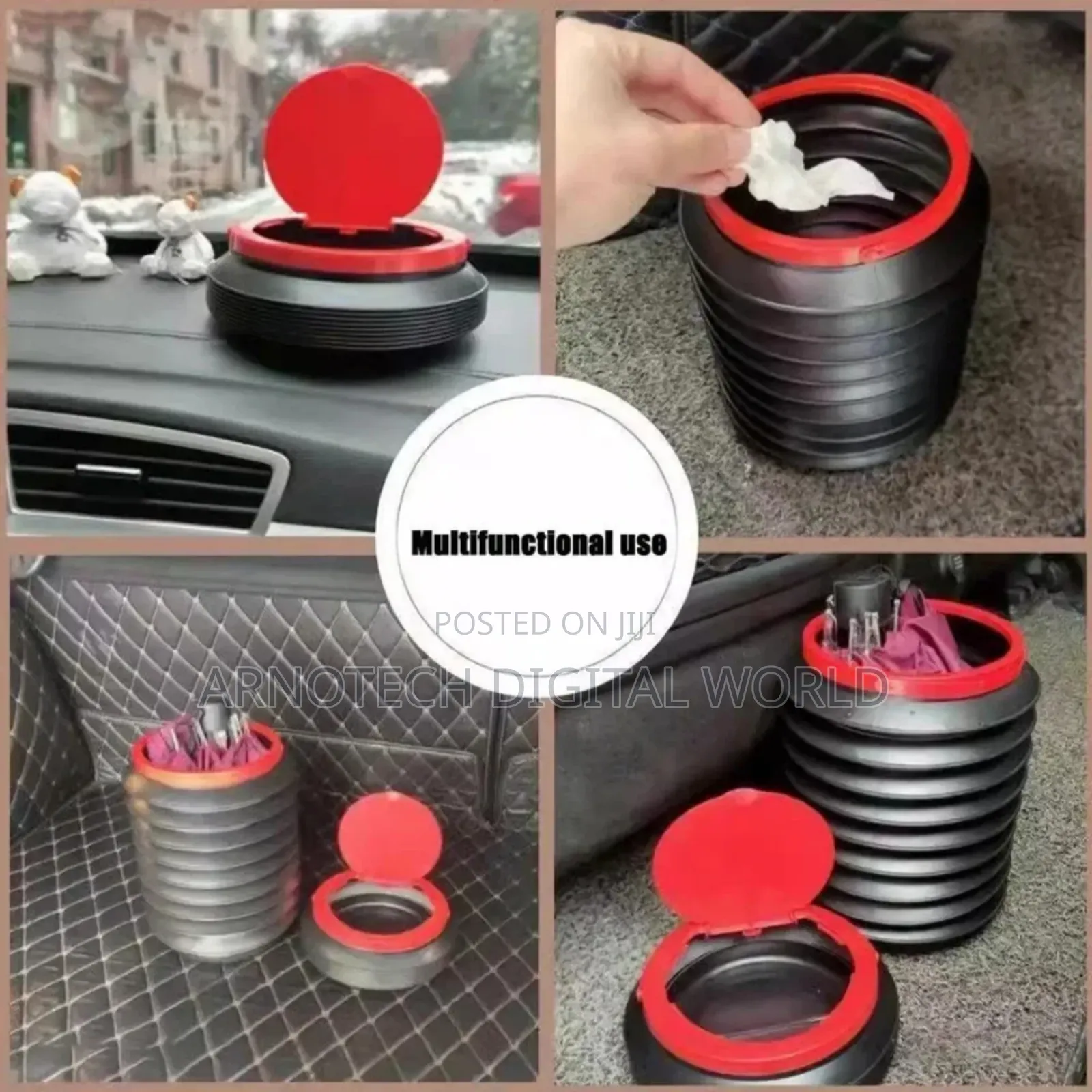 Collapsible Car Dust Bin