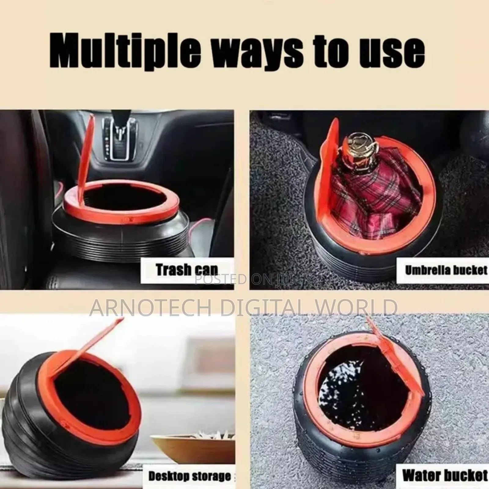 Collapsible Car Dust Bin