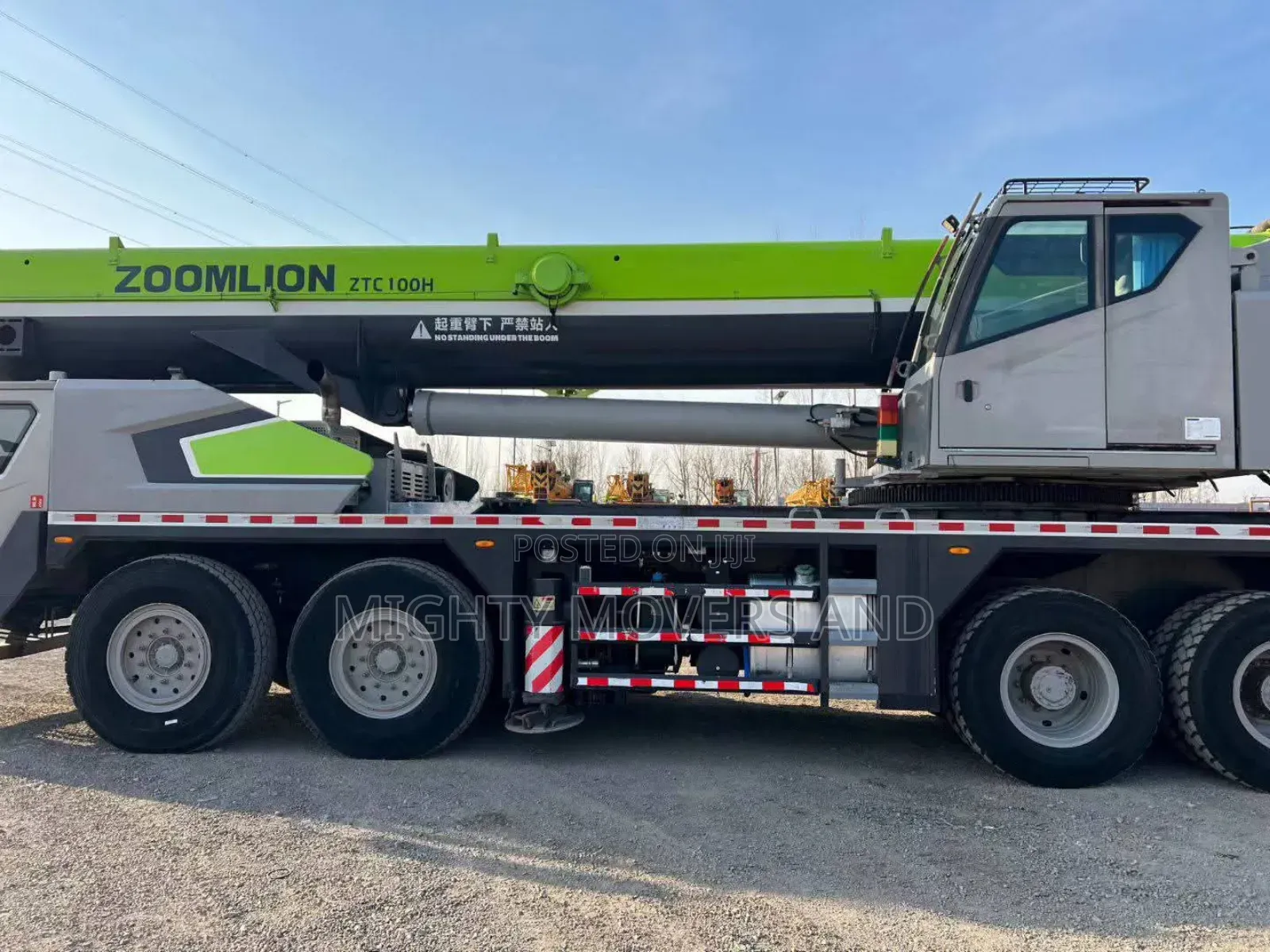 Transit Trailers With Cranes Are Ready for Jobs and Errands