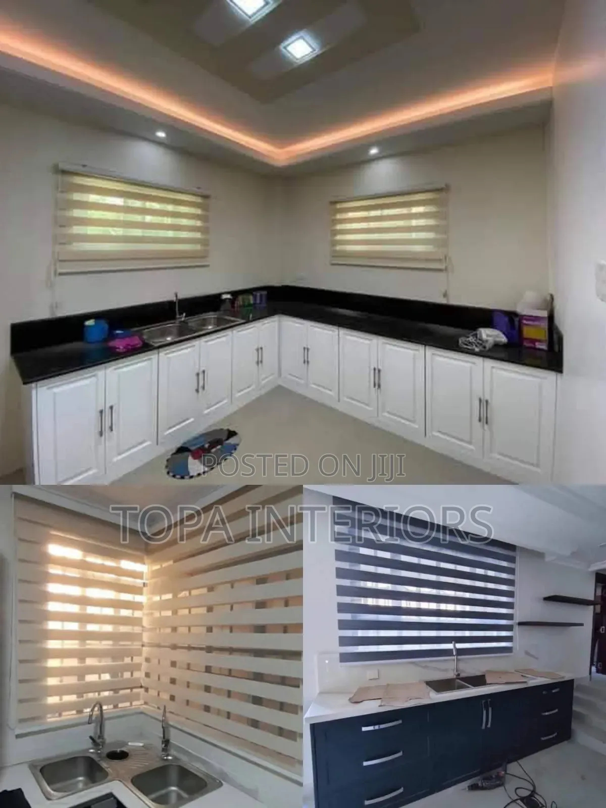 Executive Horizontal Kitchen Roller Window Curtain Blinds