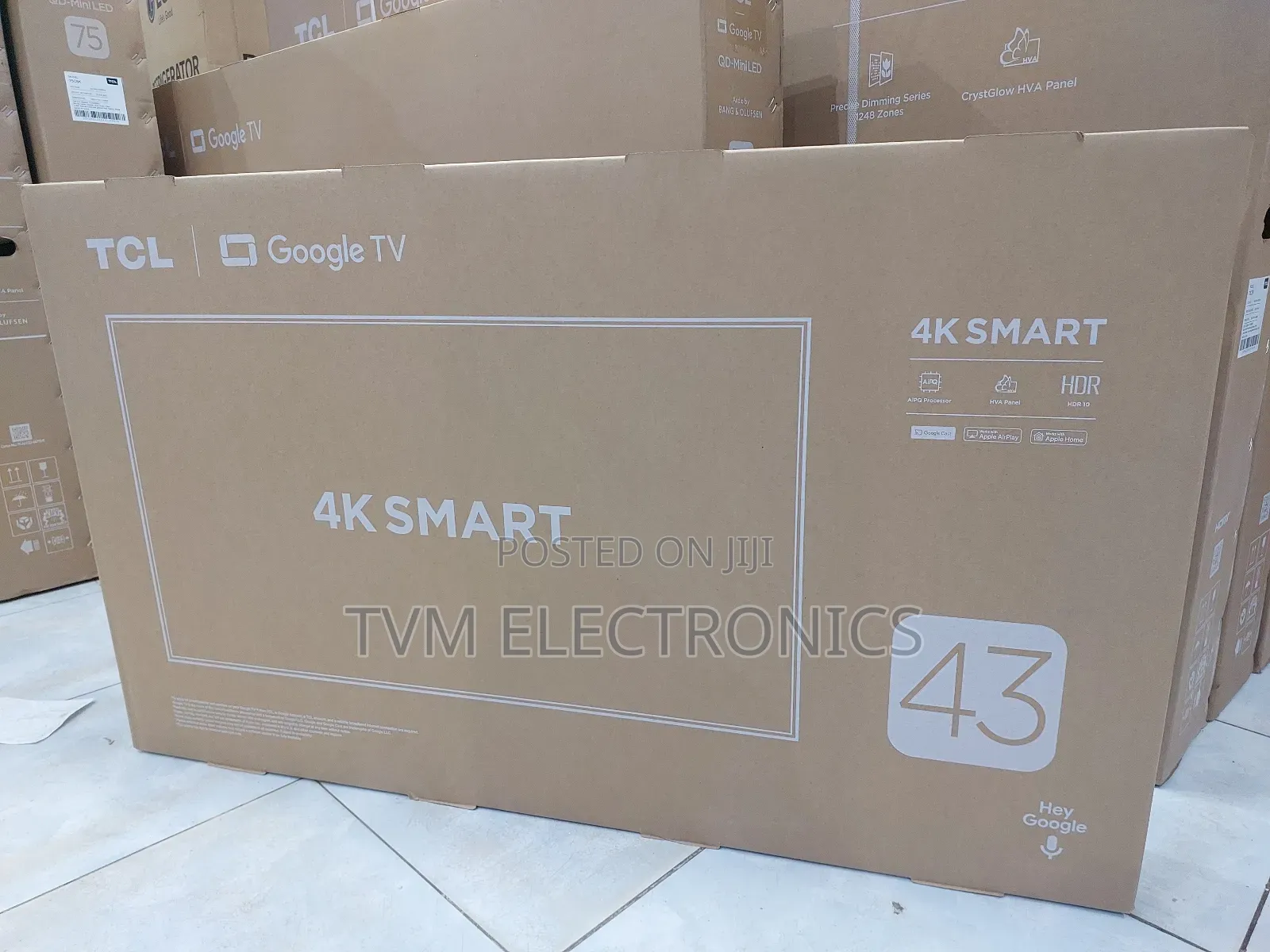 TCL 43 V6d HDR Google Tv, New 2026