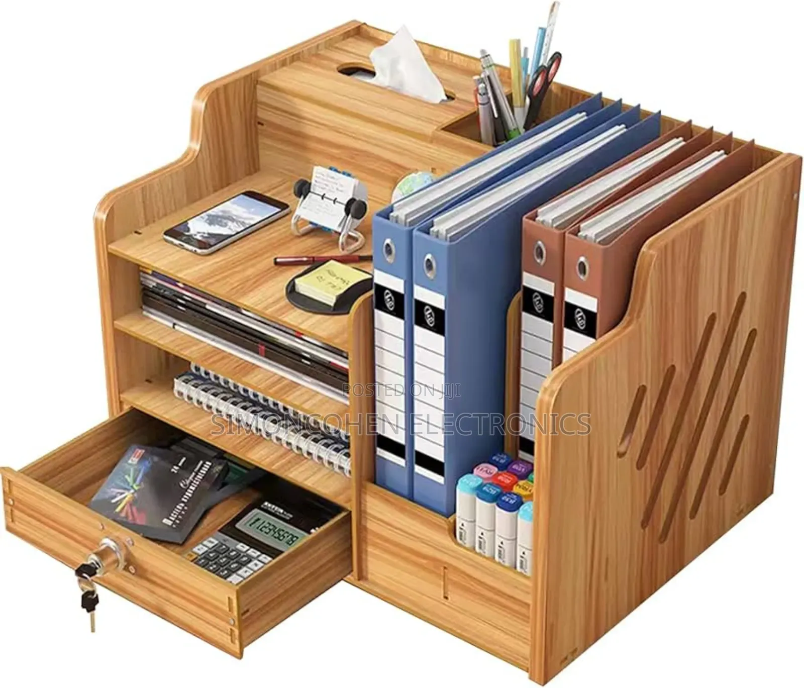 Bamboo Desk Organizer