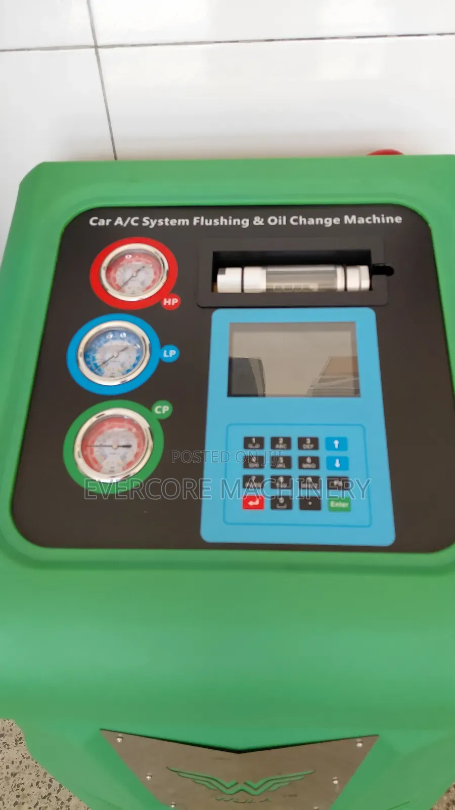 Commercial a/C System Flushing and Oil Change Machine New Model.