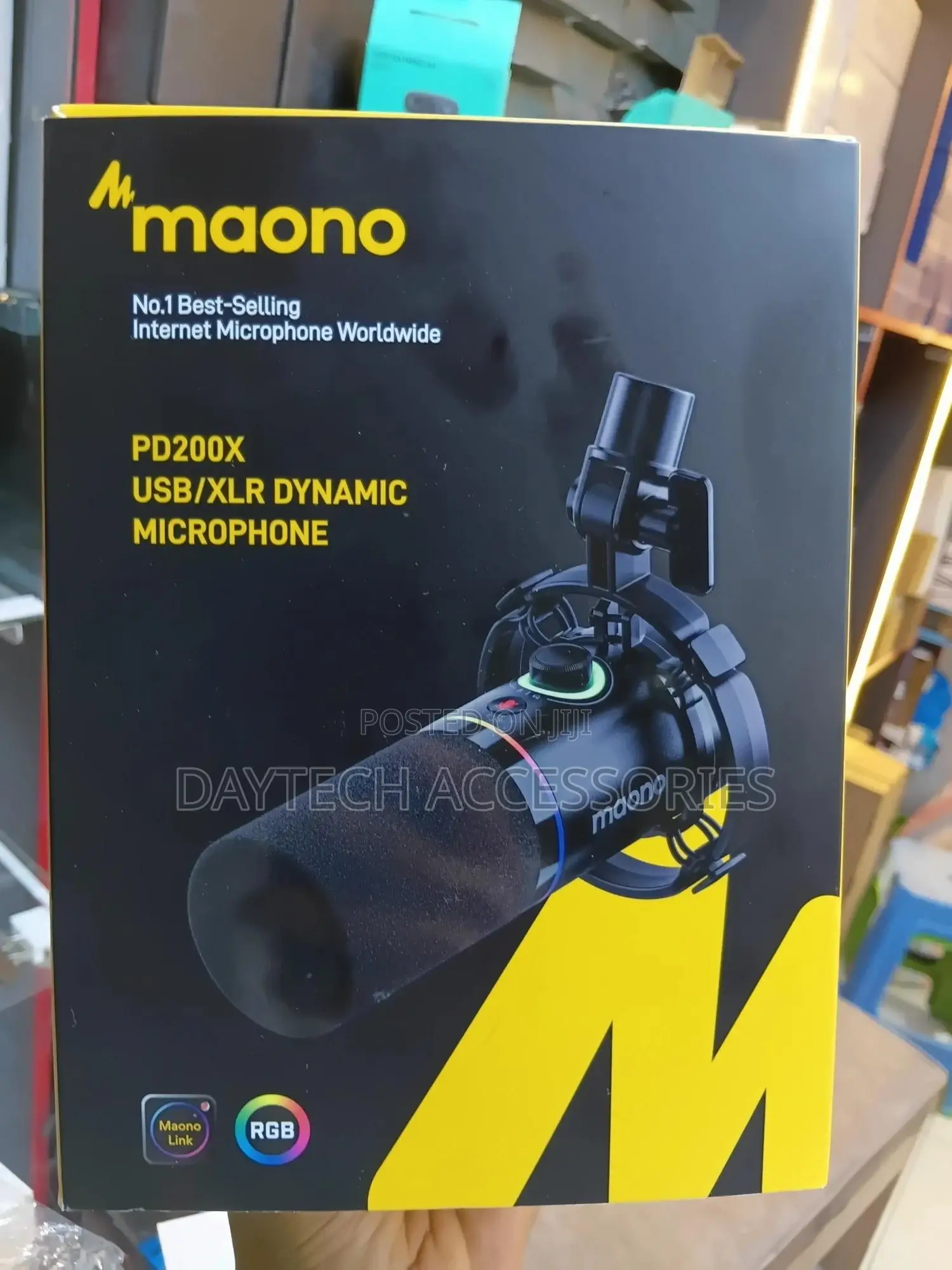 Maono Pd200x Usb/XLR Podcast Dynamic Microphone (Black)
