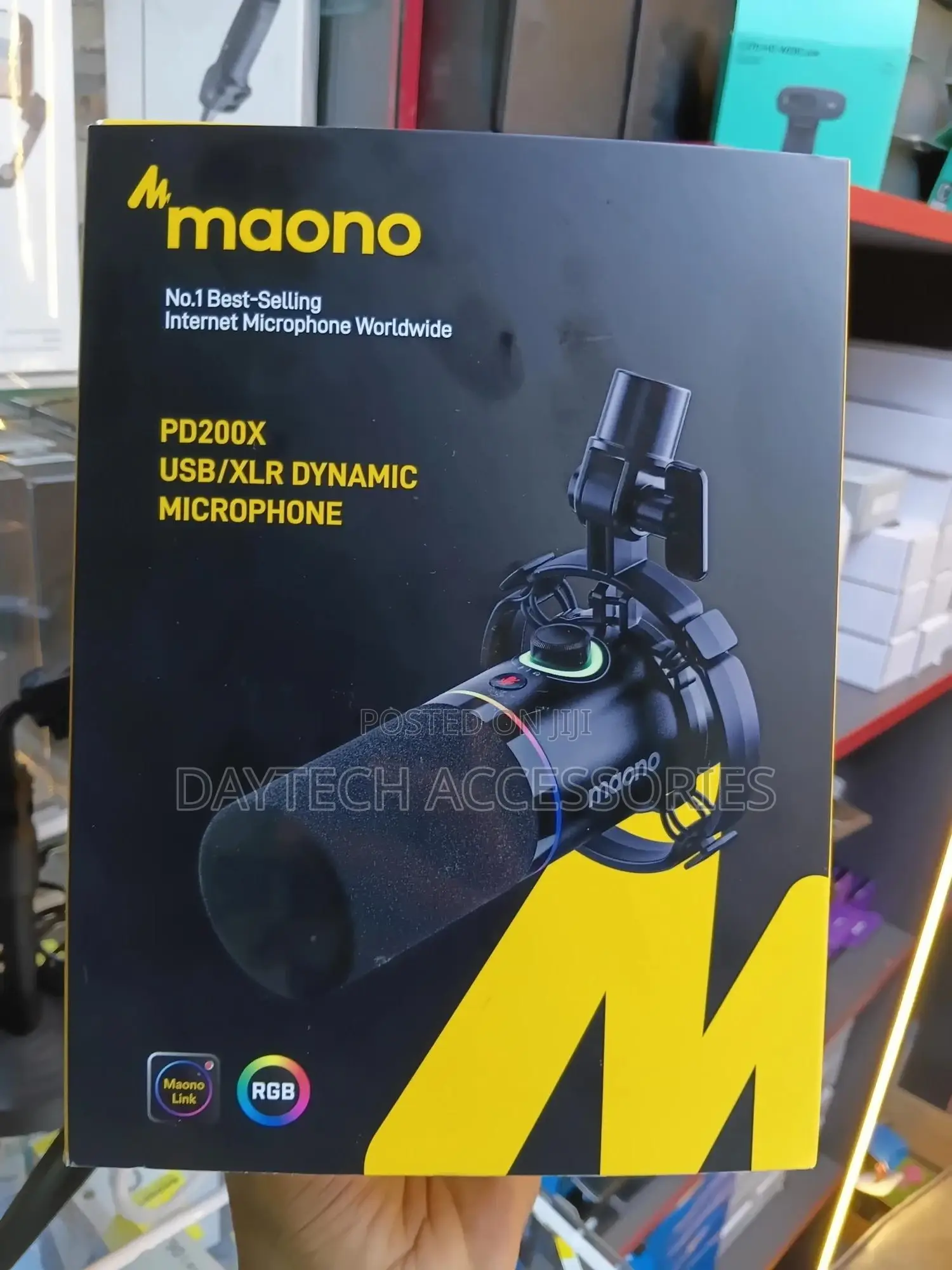 Maono Pd200x Usb/XLR Podcast Dynamic Microphone (Black)