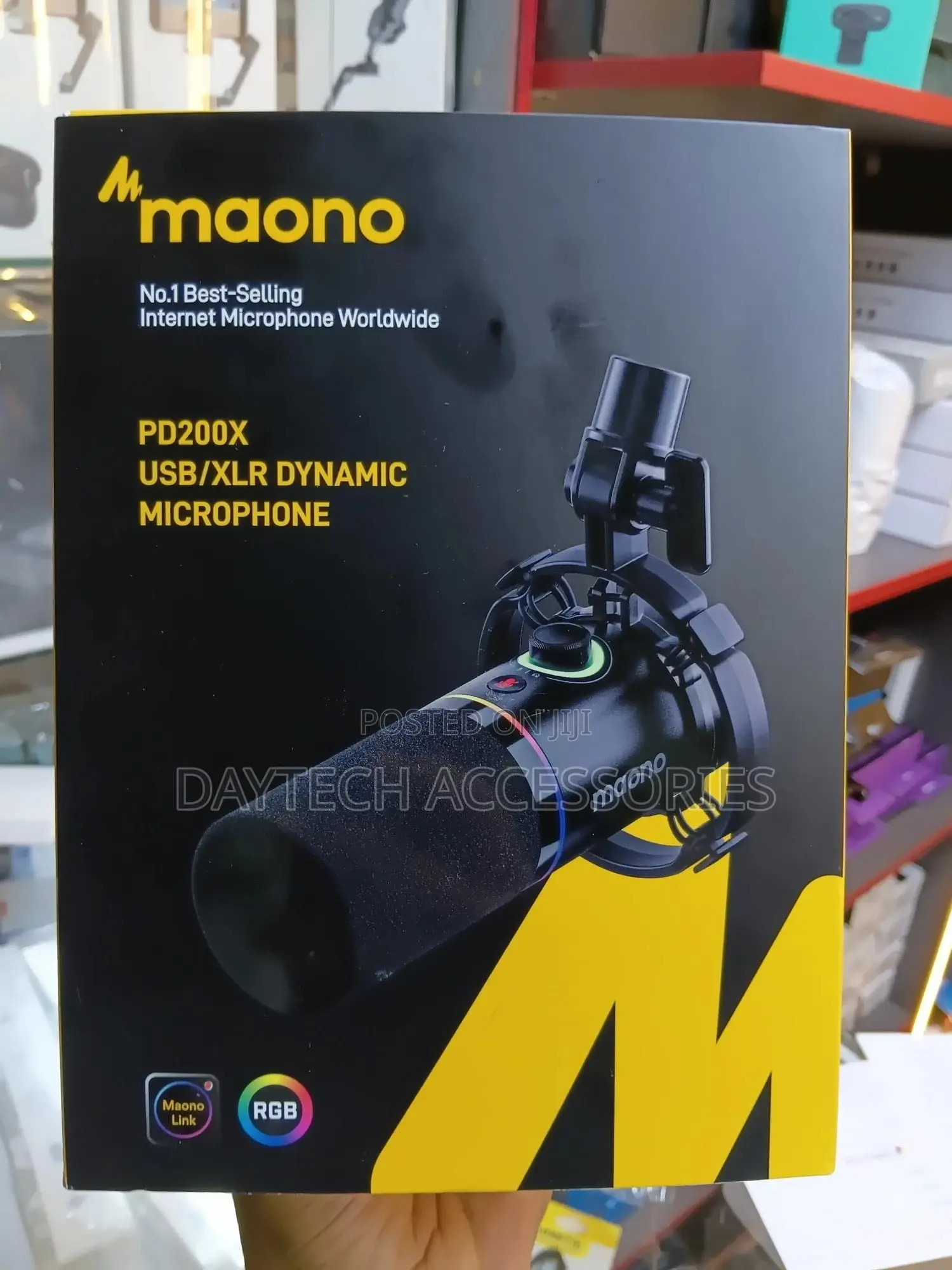 Maono Pd200x Usb/XLR Podcast Dynamic Microphone (Black)