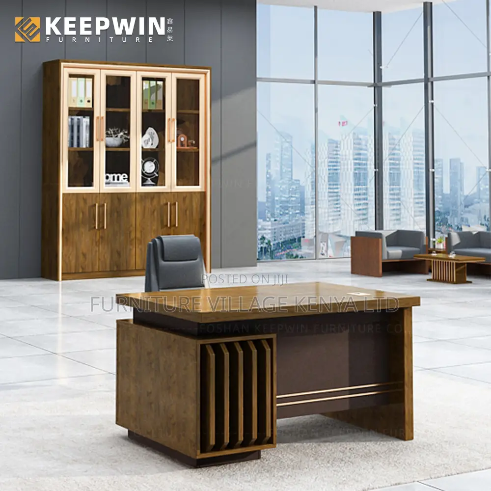 Office Desk; 1.4 Meter Executive Office Desk With Drawers