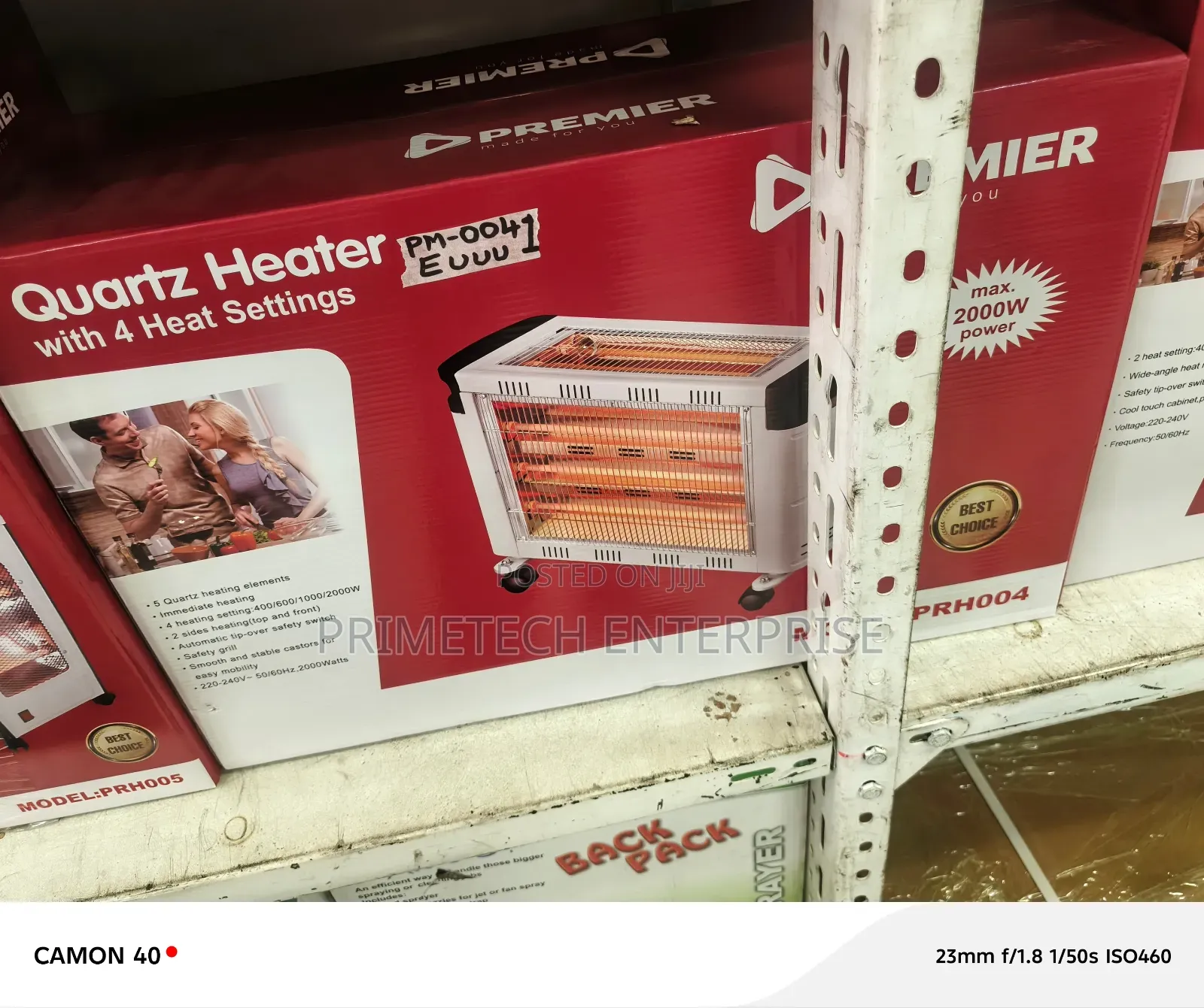 2000 Watts Premier Quartz Room Heater
