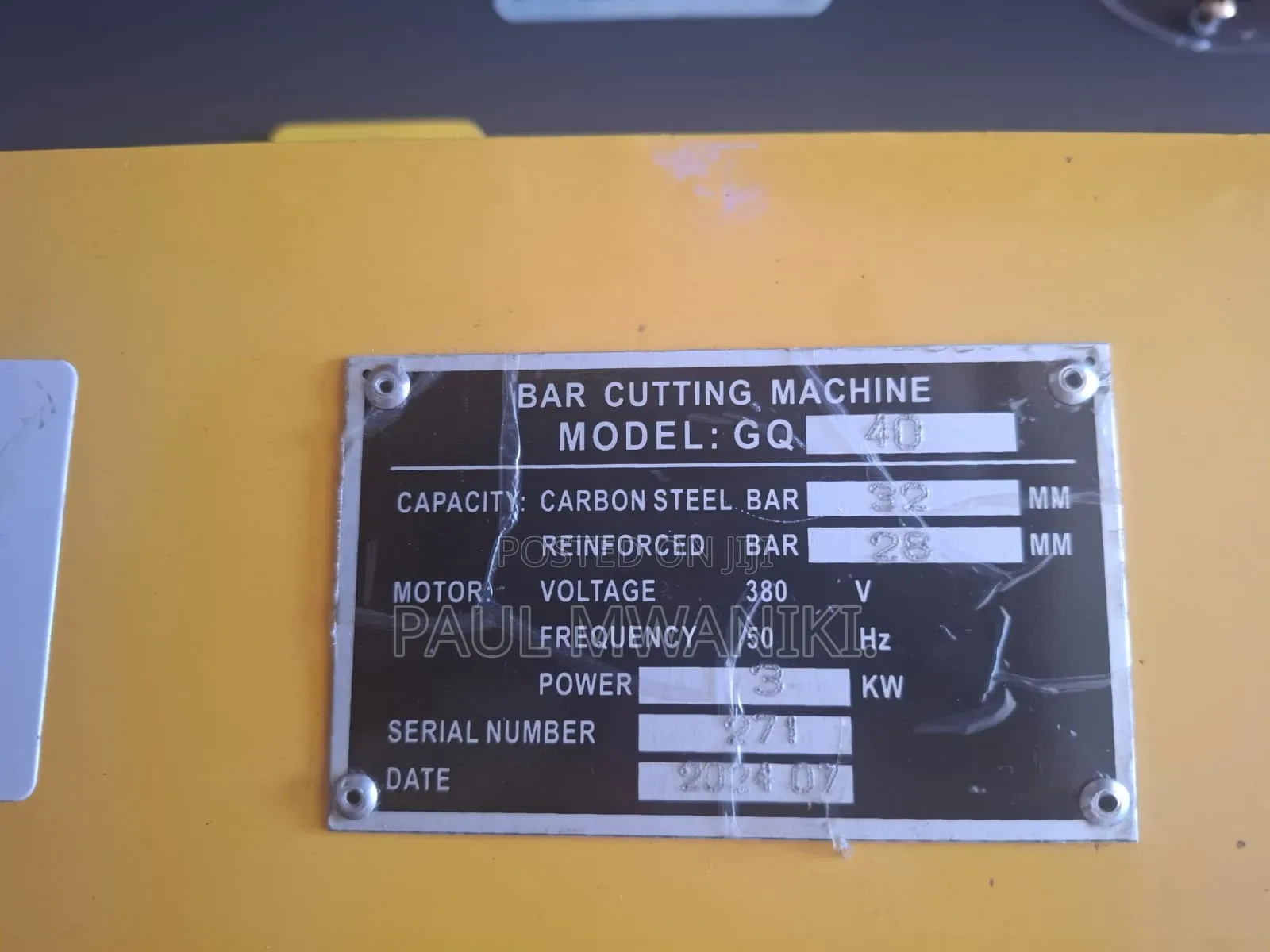Electric Steel Bar Cutter