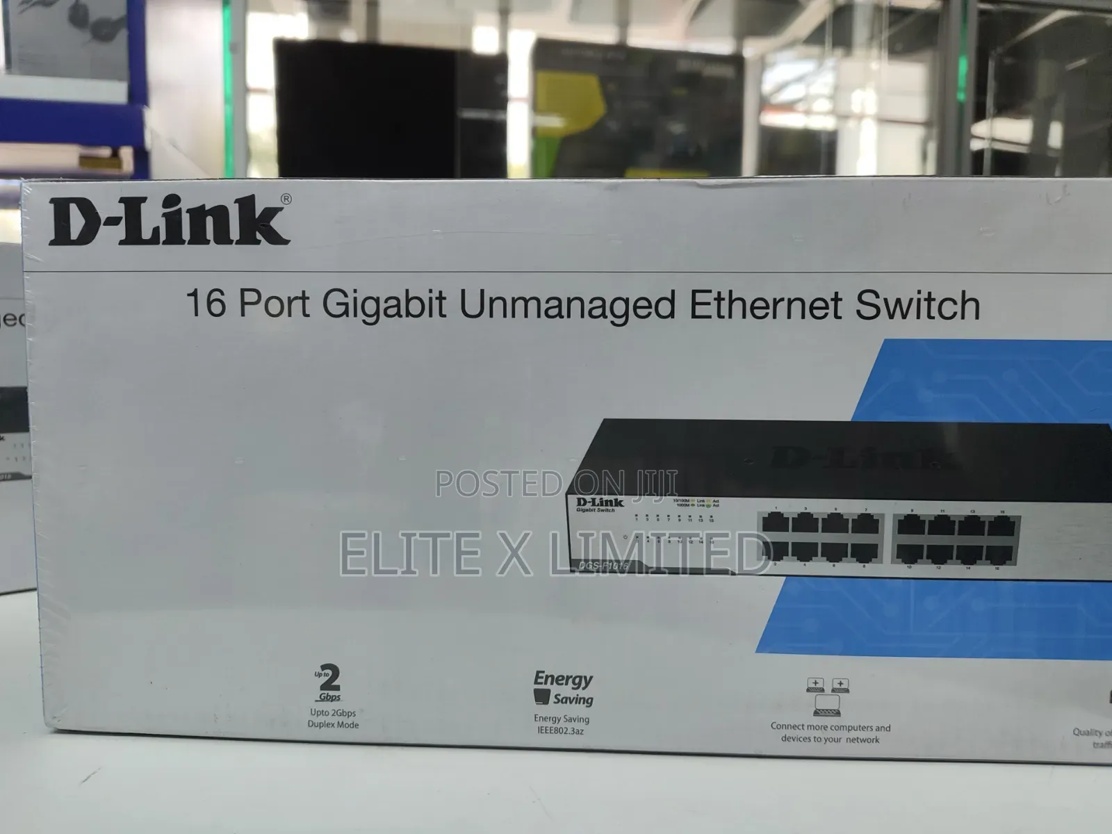 D-Link DGS-F1016 16-Port Unmanaged Ethernet Switch