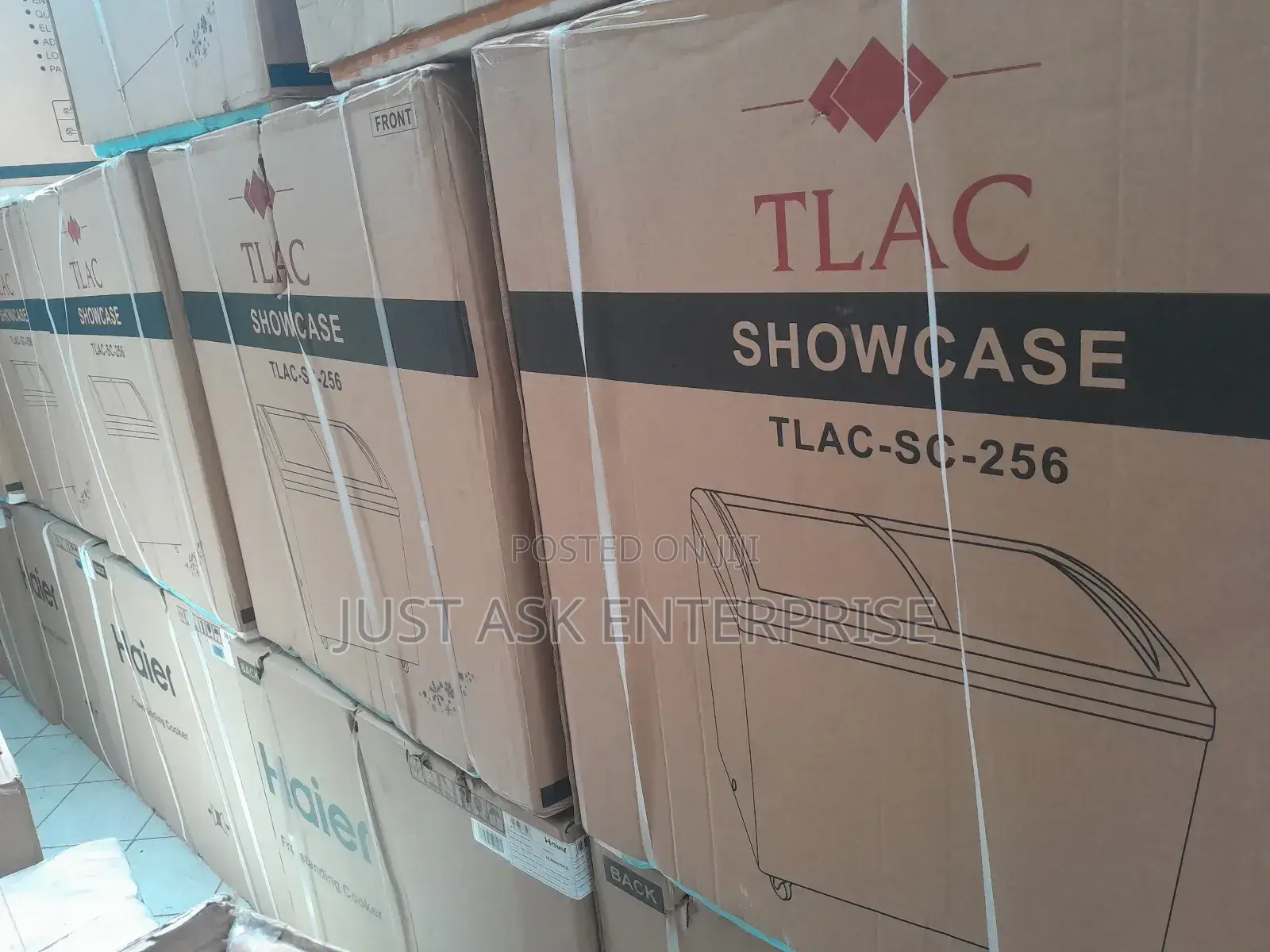Showcase Display Sliding Door Freezer - Tlac 156 Litres Capacity