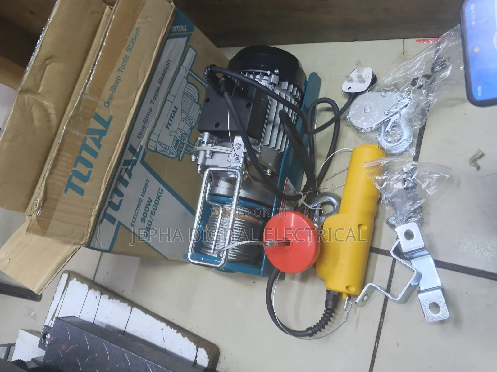 Electric Total 500kg Hoist Machine