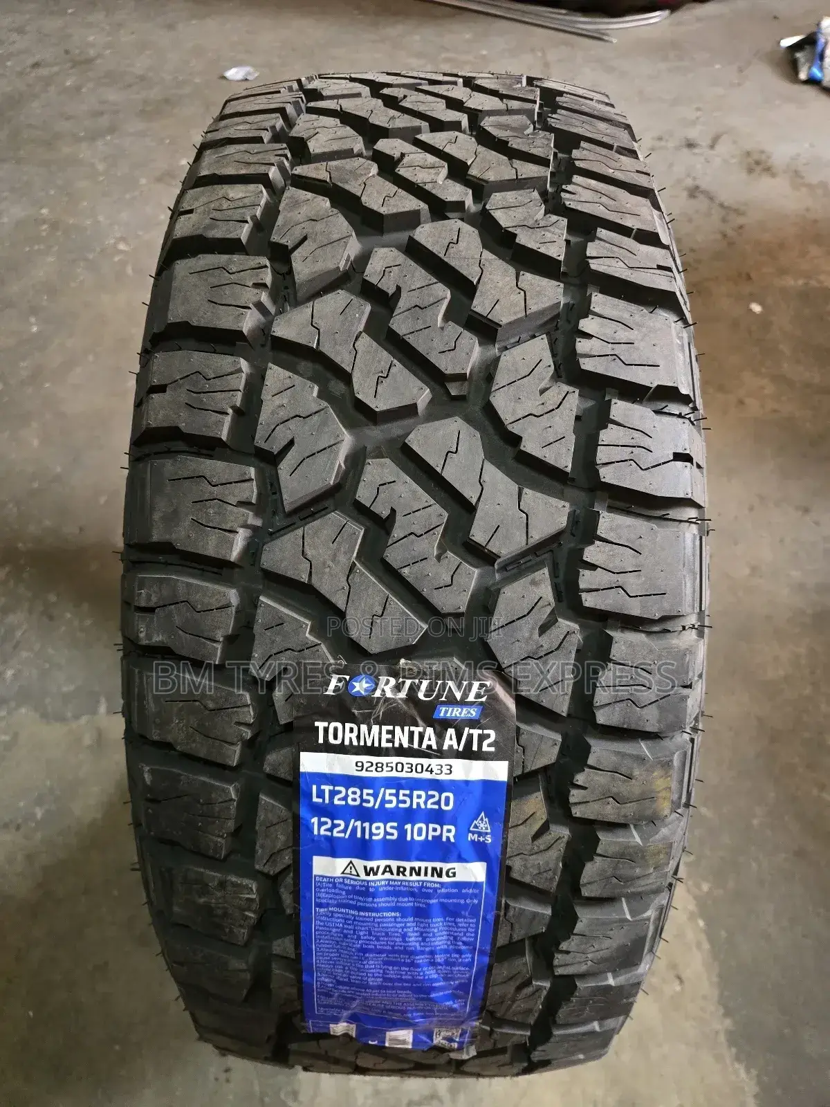 285 /55 R20 Fortune Tyres (All Terrein)