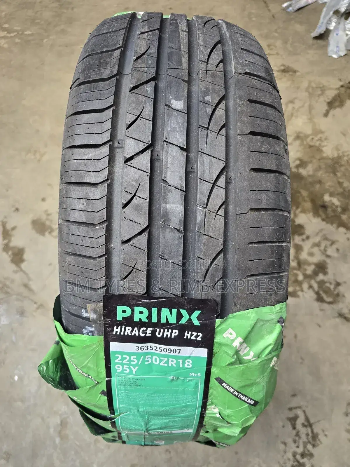 225 /50 R18 Prinx Tyres (Thailand)