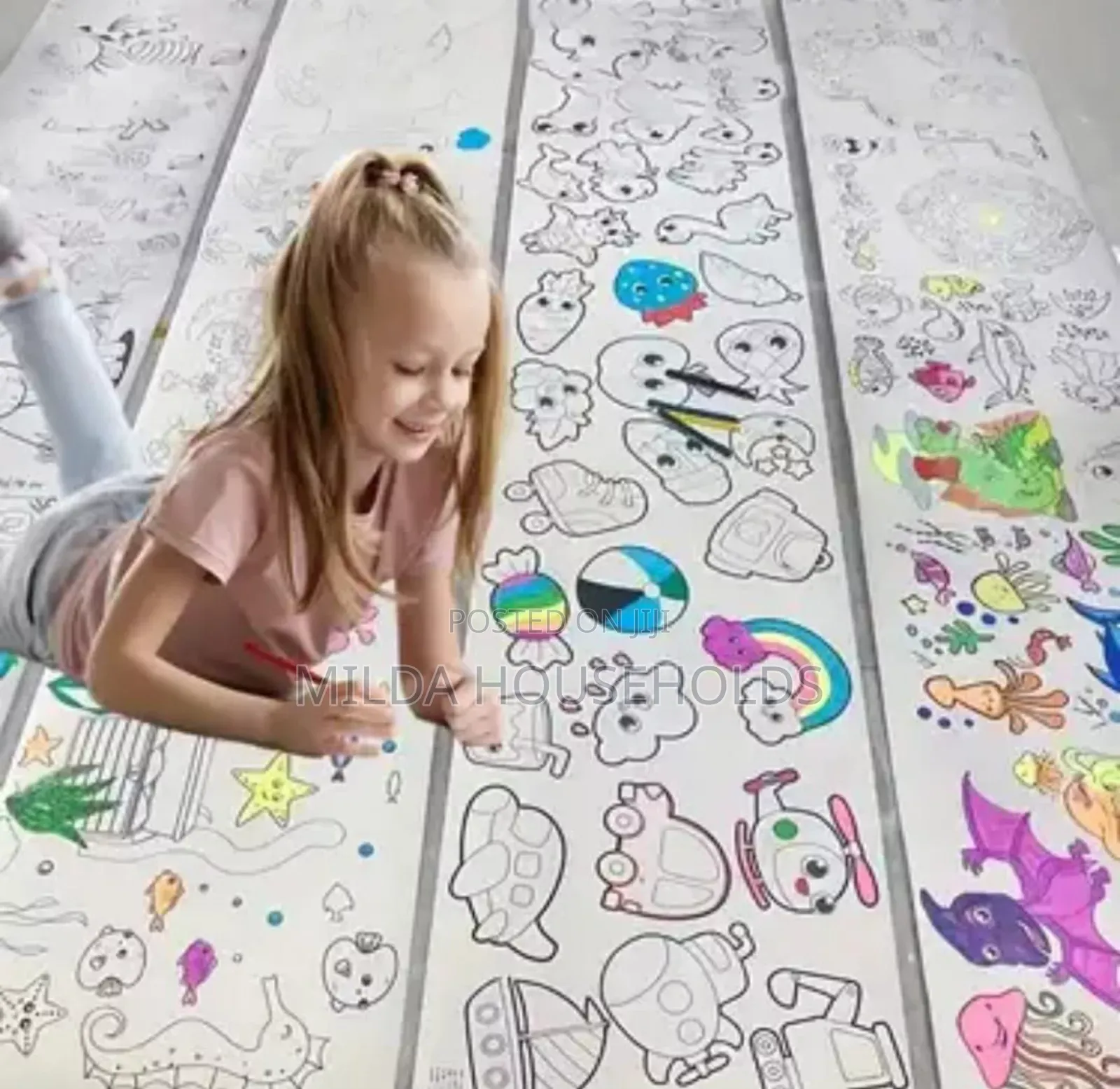 Kids Drawing Roll Coloring Paper.