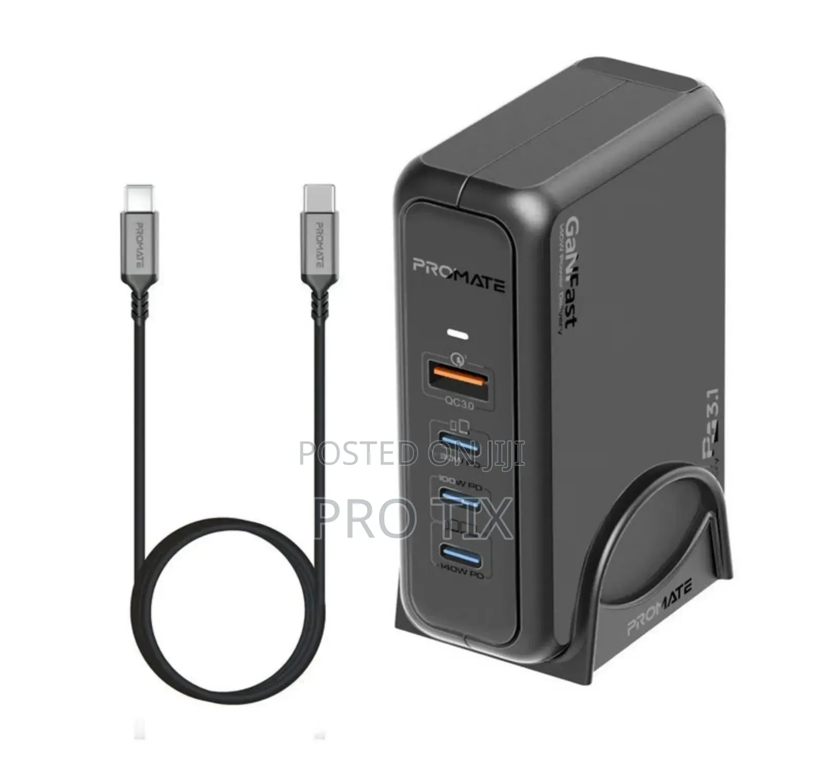 Promate Ganport-140w Ganfast Charging Station 140w