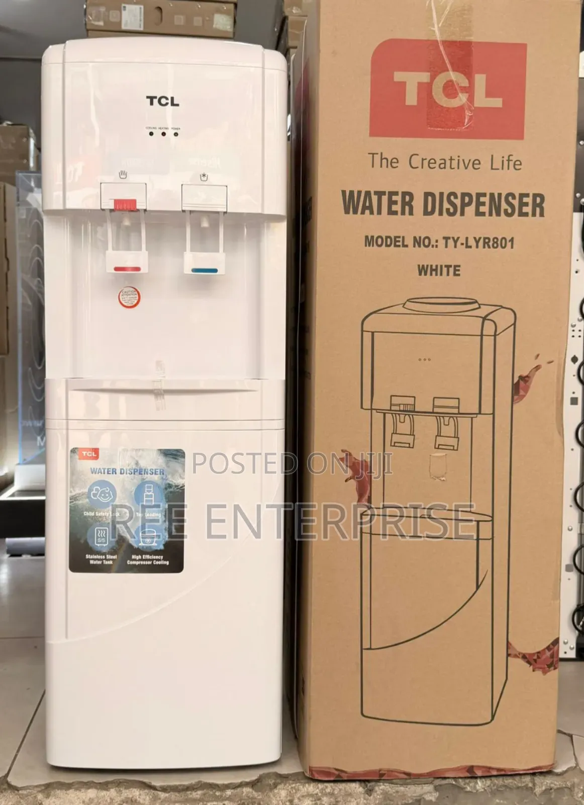 Child Safety Lock Tcl Water Dispenser R801
>Hot,Normal &Cold