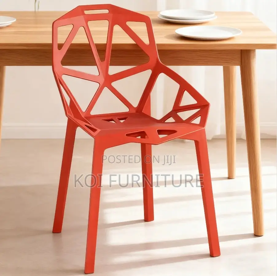 Dining Chairs; New Modern Designed Plastic Dining Webbed Chairs