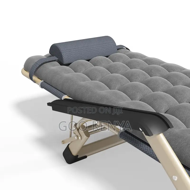 Home Day Bed; Adjustable Chair With Cushion For Pool And Relaxation