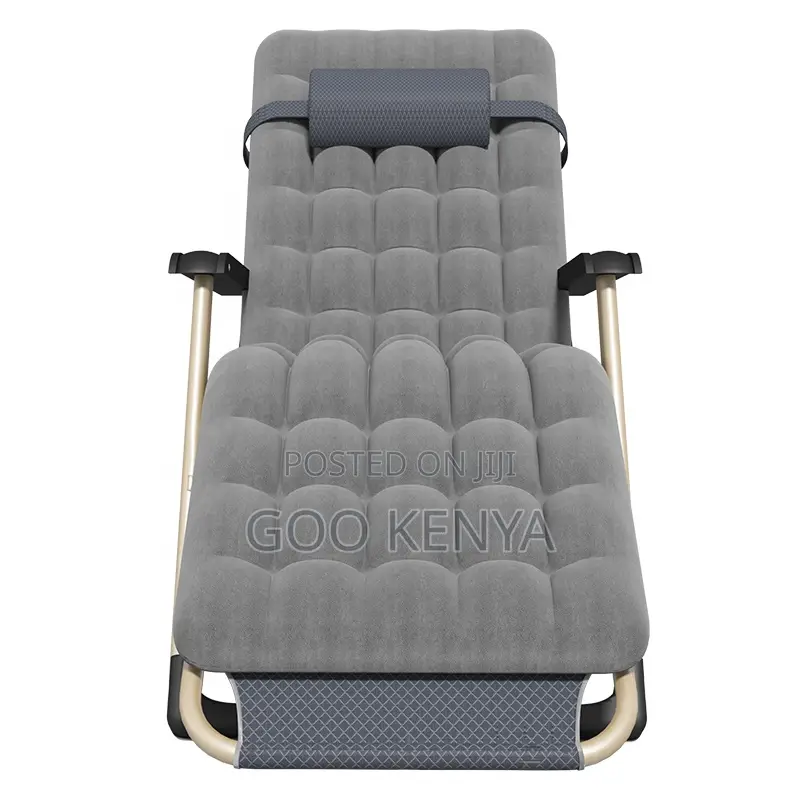 Home Day Bed; Adjustable Chair With Cushion For Pool And Relaxation