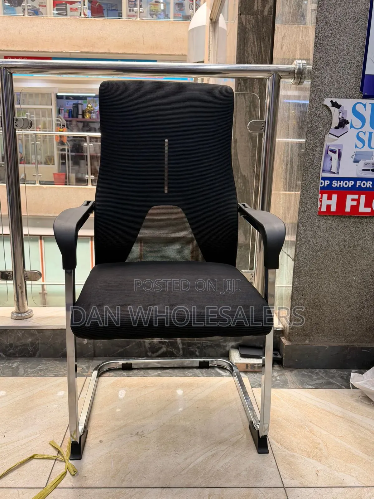 Mesh Non -Rolling Guests Office Chair