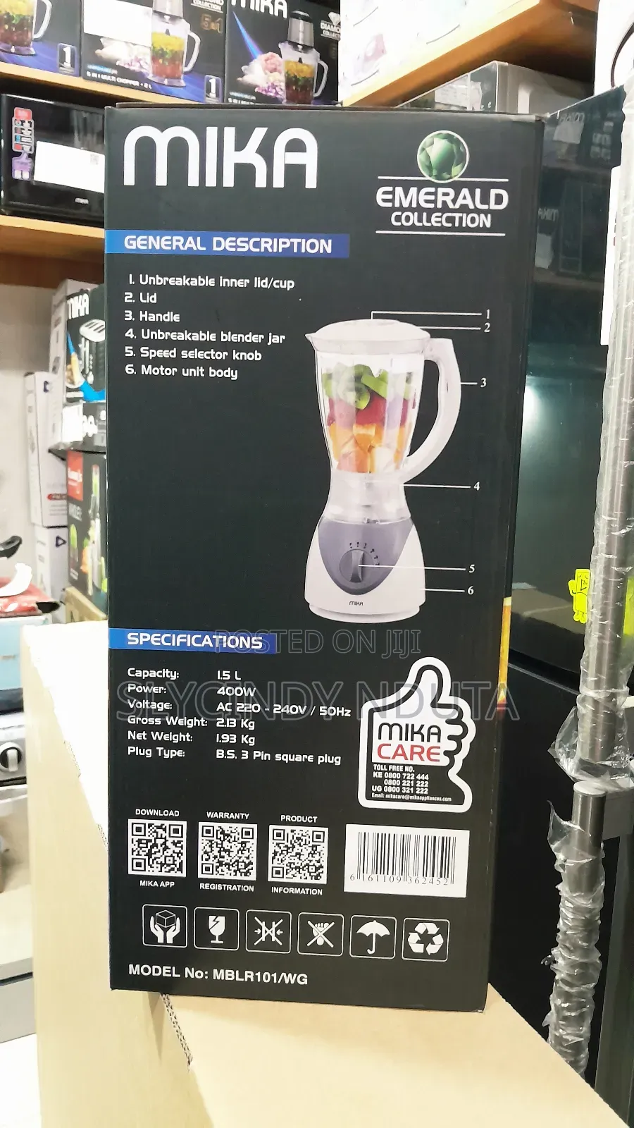 Mika Blender 1.5l