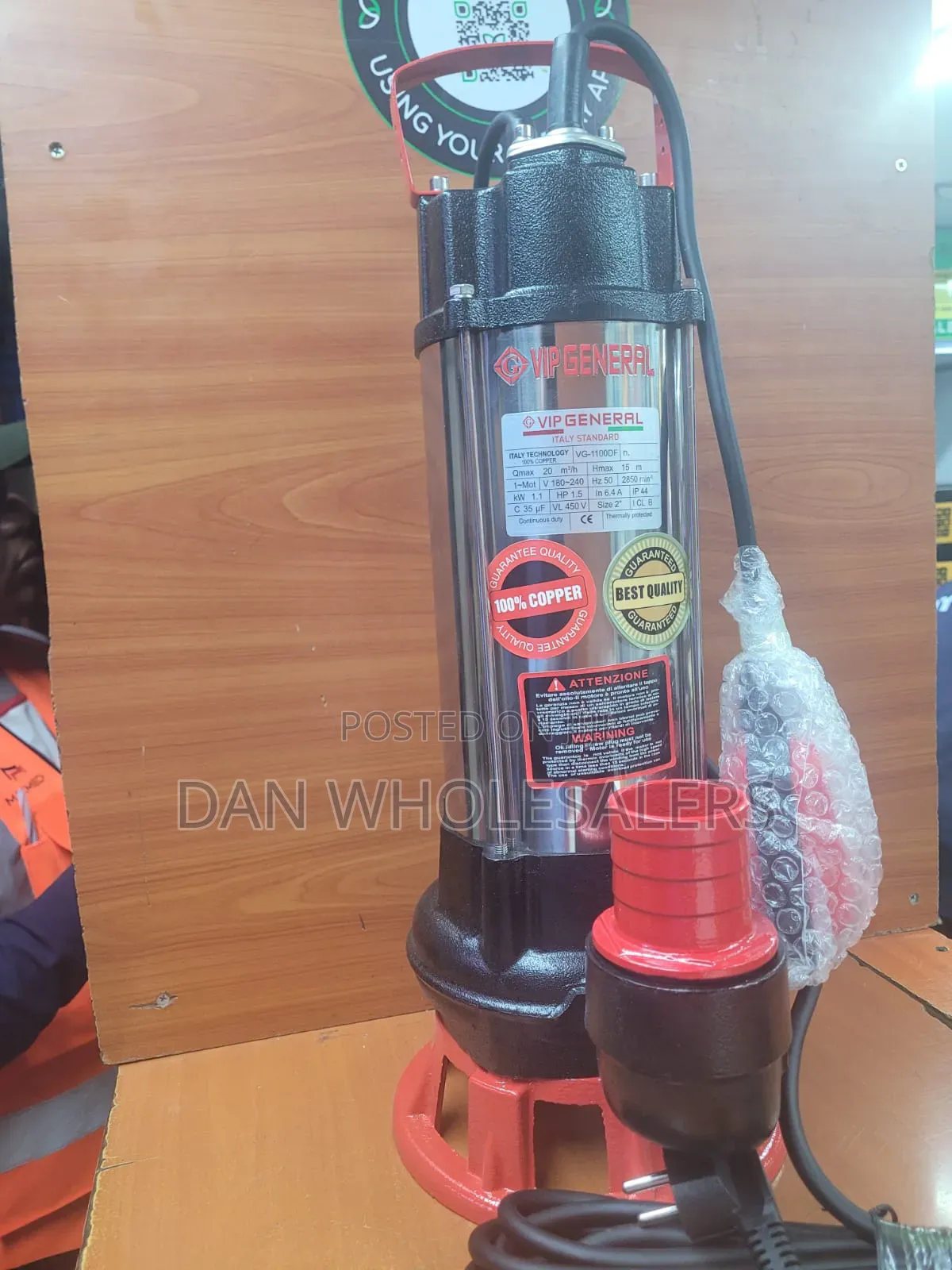 1.5hp Sewage Pump