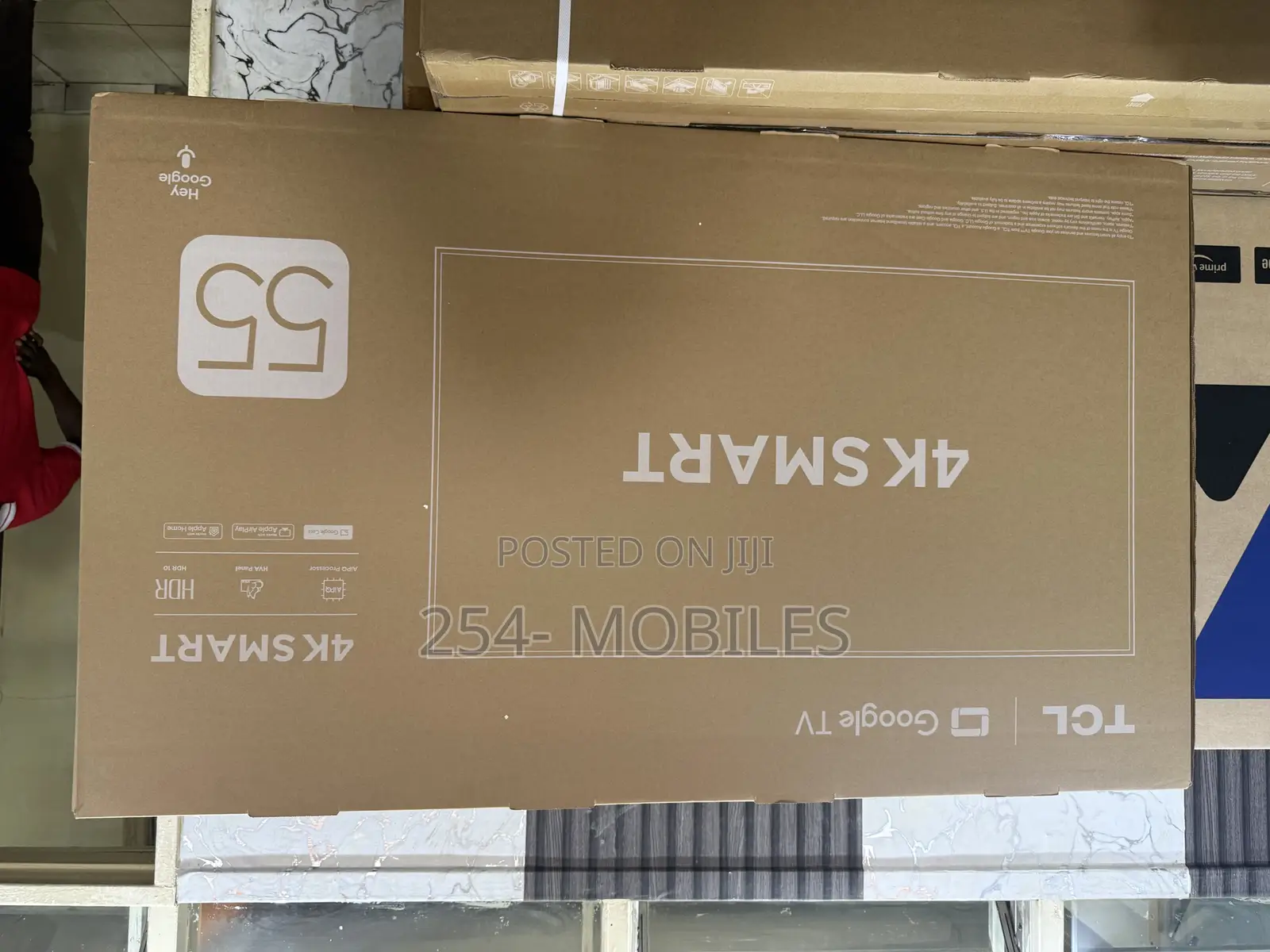 TCL 55 Inch Google Smart Tv 55v6d 2026 Model – Google Assistant,L