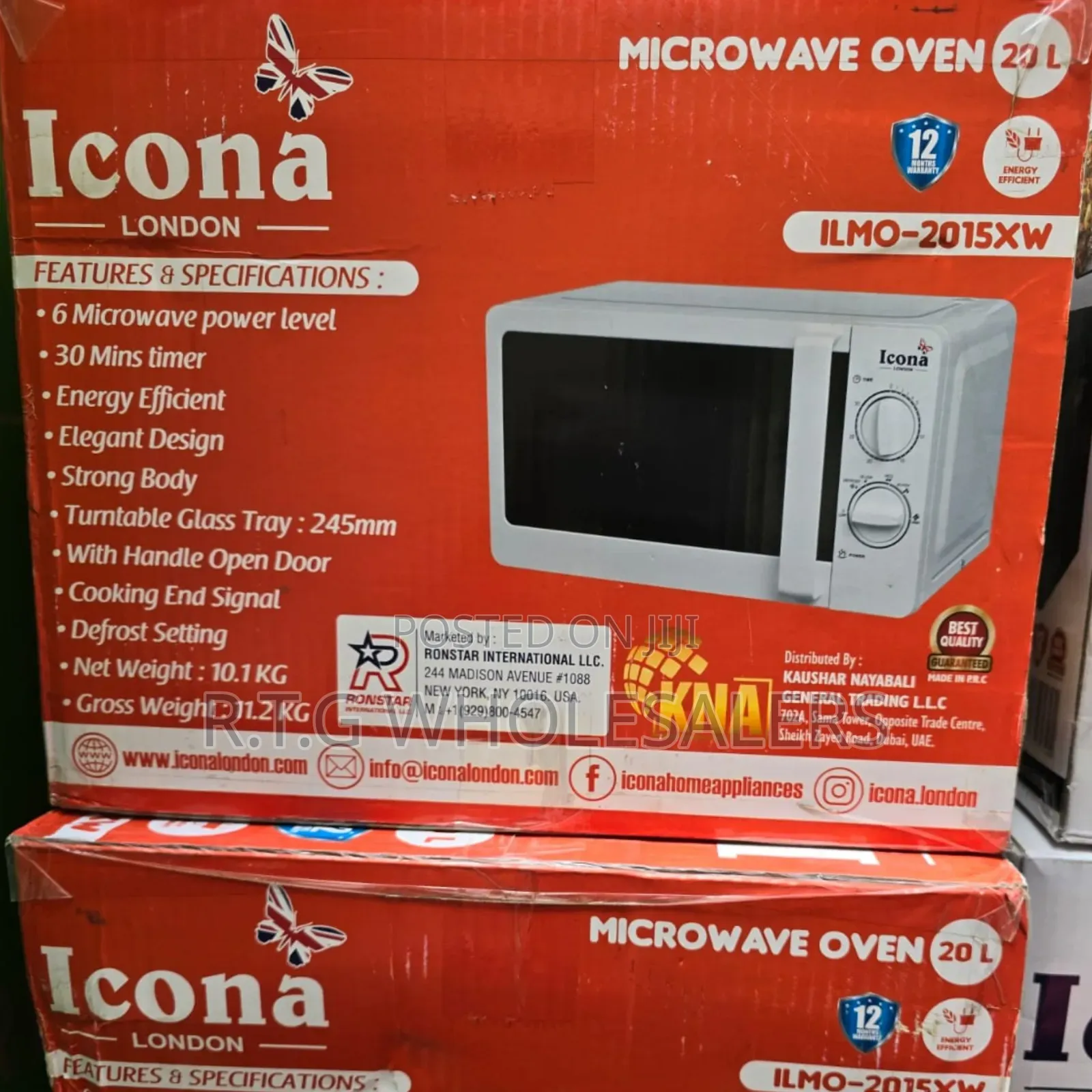 Icona 20 L Manual Microwave Oven – Compact Kitchen Essential