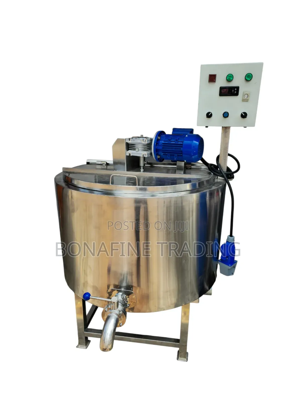 Stainless Steel Batch Pasteurizer for Milk, Juices, Yogurt, Honey 500l