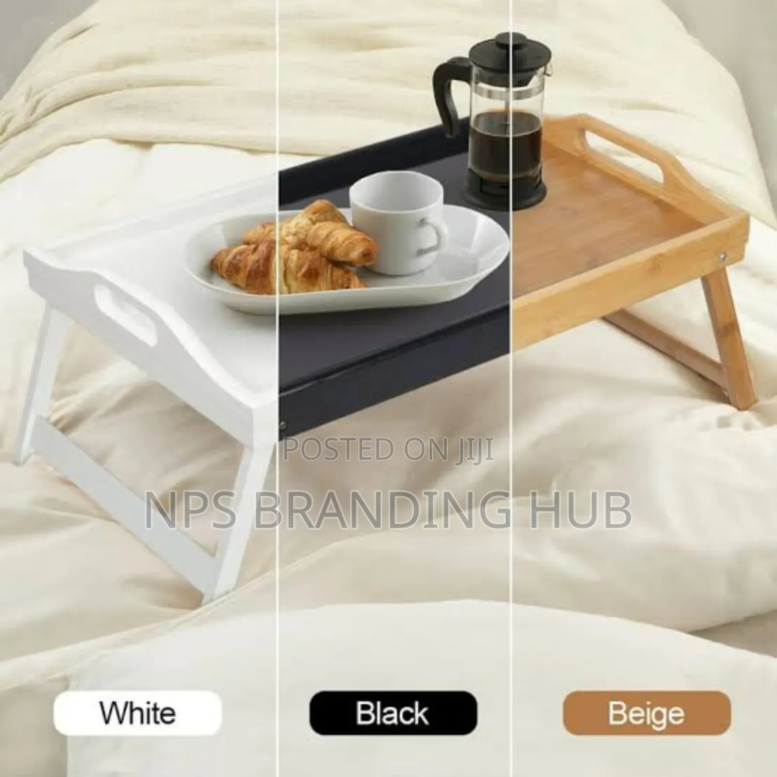 Breakfast Foldable Bamboo Tray P.O